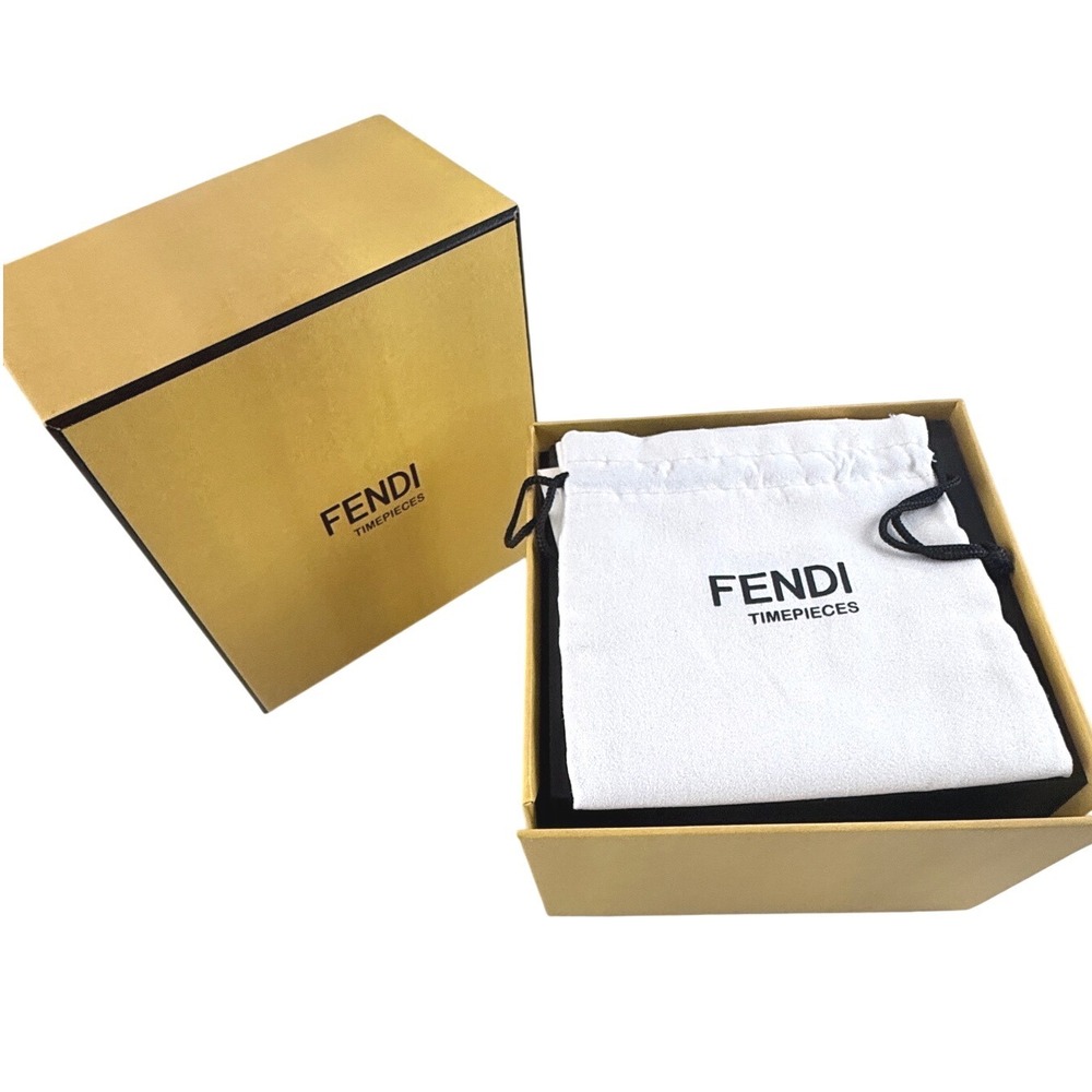 Fendi Run Away Watch 28mm Stainless Steel Red Leather Strap NEW - Picture 11 of 12
